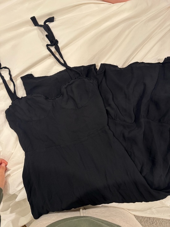 Reformation Black Nikita Dress 10 - Picture 8 of 8